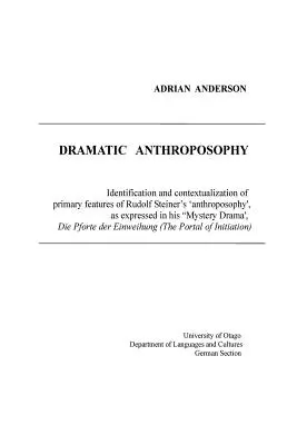 Dramatyczna antropozofia - Dramatic Anthroposophy