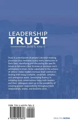 Zaufanie liderów: Zbuduj, utrzymaj - Leadership Trust: Build It, Keep It