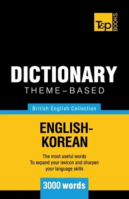 Słownik tematyczny angielski-koreański - 3000 słów - Theme-based dictionary British English-Korean - 3000 words