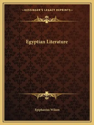 Literatura egipska - Egyptian Literature