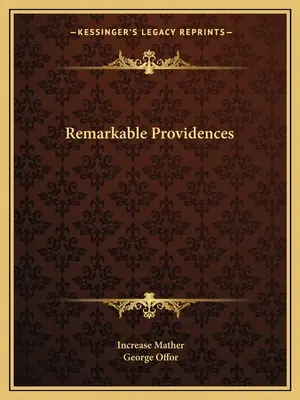 Niezwykłe zrządzenia losu - Remarkable Providences