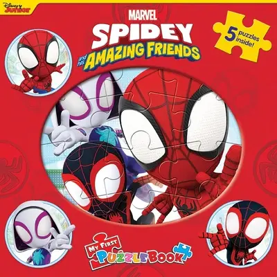 Marvel Spidey i przyjaciele Moja pierwsza książka z puzzlami - Marvel Spidey & Friends My First Puzzle Book