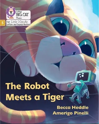 Robot spotyka tygrysa - Faza 5 Zestaw 2 - Robot Meets a Tiger - Phase 5 Set 2