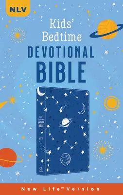 Biblia dla dzieci na dobranoc: Nlv [Cobalt Cosmos] - The Kids' Bedtime Devotional Bible: Nlv [Cobalt Cosmos]