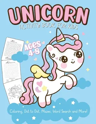 Książka aktywności jednorożca dla dzieci w wieku 4-8 lat: Łatwe książki z ćwiczeniami dla nieletnich Książki alfabetyczne - Unicorn Activity Book For Kids Ages 4-8: Easy Non Fiction Juvenile Activity Books Alphabet Books