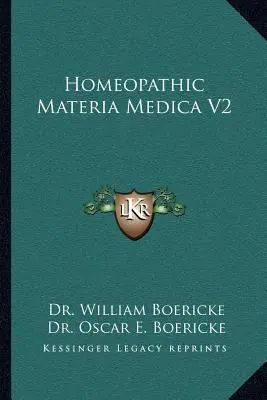 Homeopathic Materia Medica V2