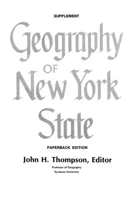 Geografia stanu Nowy Jork - suplement - Geography of New York State Supplement