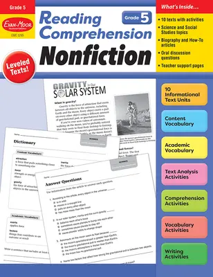 Czytanie ze zrozumieniem: Literatura faktu, klasa 5, materiały dla nauczycieli - Reading Comprehension: Nonfiction, Grade 5 Teacher Resource