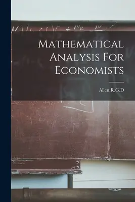 Analiza matematyczna dla ekonomistów - Mathematical Analysis For Economists