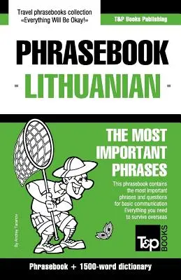 Rozmówki angielsko-litewskie i słownik na 1500 słów - English-Lithuanian phrasebook & 1500-word dictionary