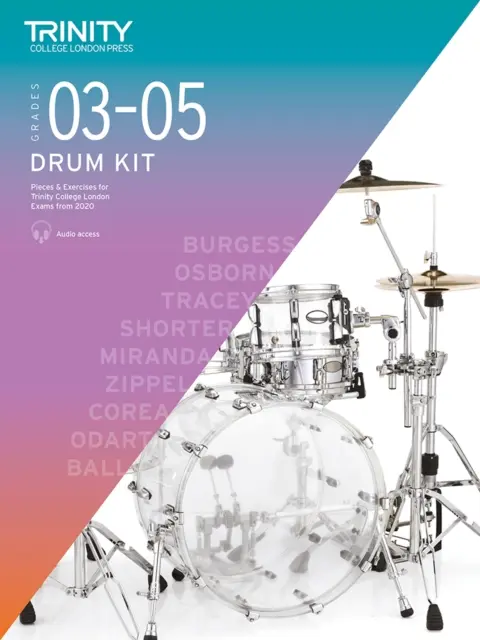 Trinity College London Drum Kit 2020-2023. Klasy 3-5 - Trinity College London Drum Kit 2020-2023. Grades 3-5