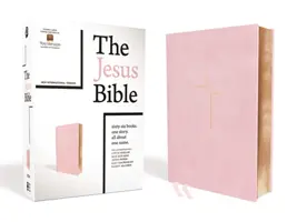 Biblia Jezusa, wydanie NIV, skórzana okładka, różowa, z indeksem, wygodny druk - The Jesus Bible, NIV Edition, Leathersoft Over Board, Pink, Indexed, Comfort Print