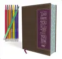 Niv, Beautiful Word Coloring Bible and 8-Pencil Gift Set, Leathersoft, Brown: Setki wersetów do pokolorowania - Niv, Beautiful Word Coloring Bible and 8-Pencil Gift Set, Leathersoft, Brown: Hundreds of Verses to Color