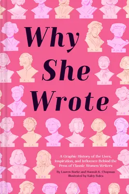 Why She Wrote: Graficzna historia życia, inspiracji i wpływów stojących za piórami klasycznych pisarek - Why She Wrote: A Graphic History of the Lives, Inspiration, and Influence Behind the Pens of Classic Women Writers