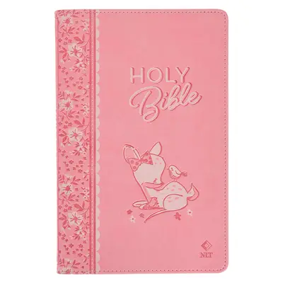 NLT Keepsake Pismo Święte dla dziewczynek Chrzest Wielkanoc, New Living Translation, różowy - NLT Keepsake Holy Bible for Baby Girls Baptism Easter, New Living Translation, Pink