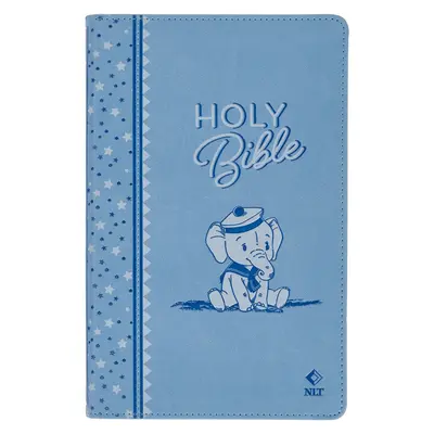 NLT Keepsake Pismo Święte dla chłopców Chrzest Wielkanoc, New Living Translation, niebieski - NLT Keepsake Holy Bible for Baby Boys Baptism Easter, New Living Translation, Blue