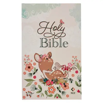 NLT Keepsake Holy Bible dla dziewczynek Chrzest Wielkanoc, New Living Translation, różowy - NLT Keepsake Holy Bible for Baby Girls Baptism Easter, New Living Translation, Pink