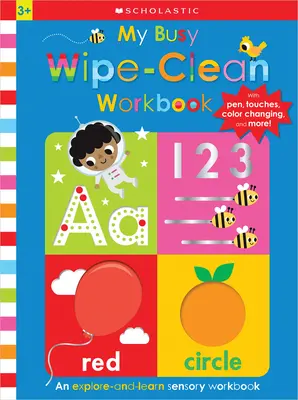 Mój pracowity zeszyt ćwiczeń do wycierania: Scholastic Early Learners - My Busy Wipe-Clean Workbook: Scholastic Early Learners