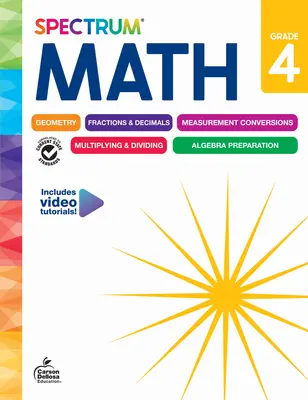 Spectrum Math Workbook, klasa 4 - Spectrum Math Workbook, Grade 4