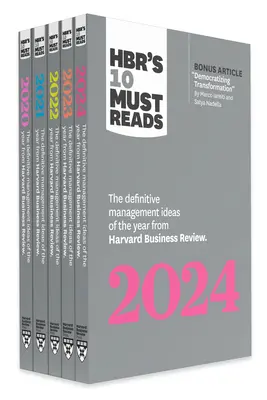 5 lat obowiązkowych lektur od Hbr: edycja 2024 - 5 Years of Must Reads from Hbr: 2024 Edition