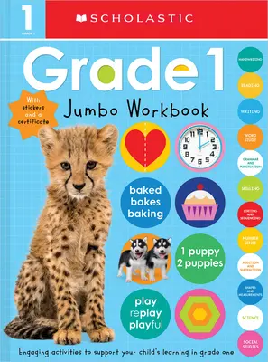 Zeszyt ćwiczeń dla pierwszoklasistów: Scholastic Early Learners - First Grade Jumbo Workbook: Scholastic Early Learners