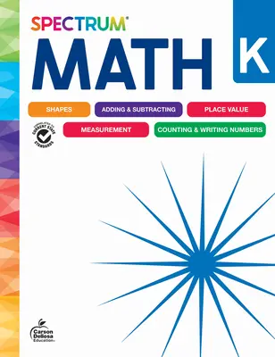 Zeszyt ćwiczeń do matematyki Spectrum, klasa K - Spectrum Math Workbook, Grade K