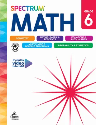 Spectrum Math Workbook, klasa 6 - Spectrum Math Workbook, Grade 6