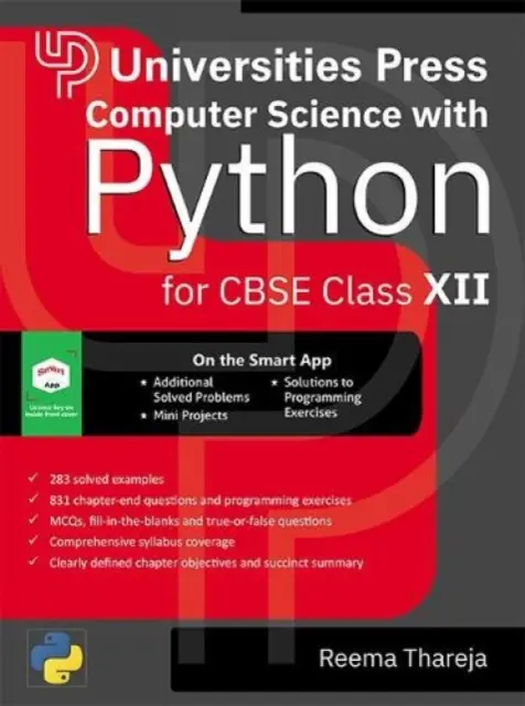 Informatyka z Pythonem dla klasy XII Cbse - Computer Science with Python for Cbse Class XII