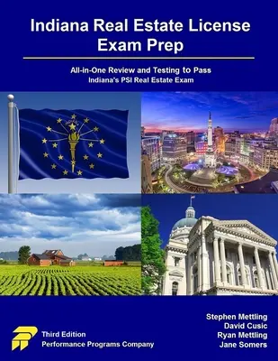 Przygotowanie do egzaminu na licencję Indiana Real Estate: Wszechstronny przegląd i testy pozwalające zdać egzamin PSI z nieruchomości w stanie Indiana - Indiana Real Estate License Exam Prep: All-in-One Review and Testing to Pass Indiana's PSI Real Estate Exam
