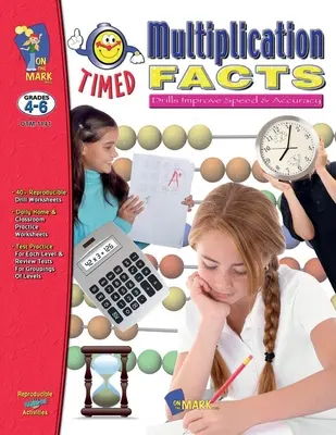 Mnożenie na czas - ćwiczenia dla klas 4-6 - Timed Multiplication Drill Facts Grades 4-6