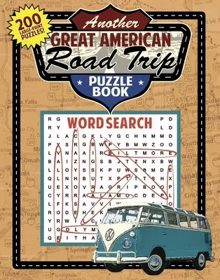 Kolejna wielka amerykańska książka z łamigłówkami - Another Great American Road Trip Puzzle Book