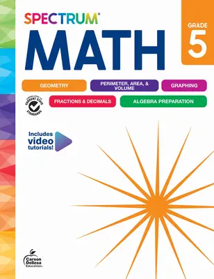 Zeszyt ćwiczeń do matematyki Spectrum, klasa 5 - Spectrum Math Workbook, Grade 5