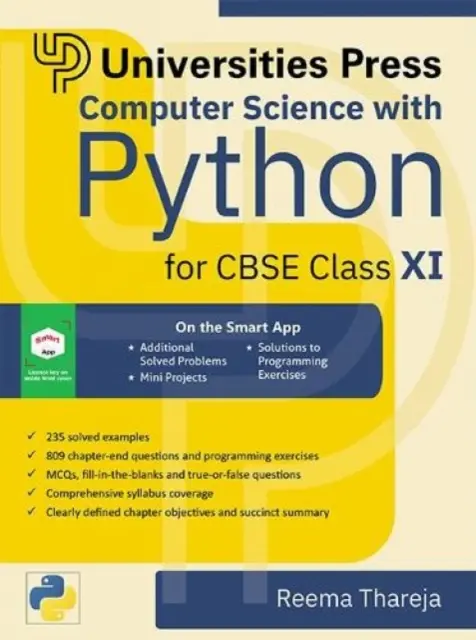 Informatyka z Pythonem dla klasy XI Cbse - Computer Science with Python for Cbse Class XI