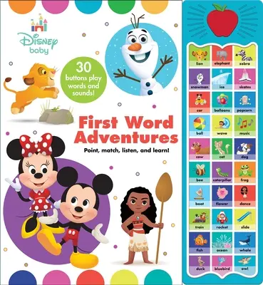 Książka dźwiękowa Apple Disney Baby First Word Adventures - Apple Disney Baby First Word Adventures Sound Book