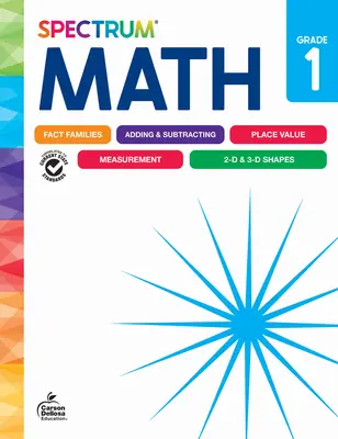 Zeszyt ćwiczeń Spectrum Math, klasa 1 - Spectrum Math Workbook, Grade 1