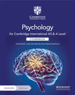 Cambridge International as & a Level Psychology Coursebook z dostępem cyfrowym - Cambridge International as & a Level Psychology Coursebook with Digital Access