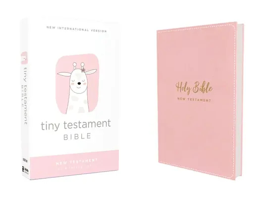 Niv, Biblia Mały Testament, Nowy Testament, skórzana miękka, różowa, wygodny druk - Niv, Tiny Testament Bible, New Testament, Leathersoft, Pink, Comfort Print