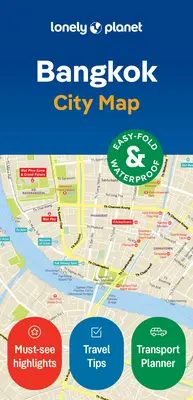 Lonely Planet Bangkok: mapa miasta - Lonely Planet Bangkok City Map