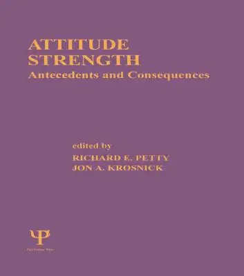 Siła postawy: Przyczyny i konsekwencje - Attitude Strength: Antecedents and Consequences