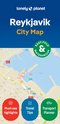 Lonely Planet Reykjavik: mapa miasta - Lonely Planet Reykjavik City Map