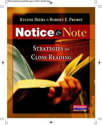 Zauważ i zwróć uwagę: strategie uważnego czytania - Notice & Note: Strategies for Close Reading