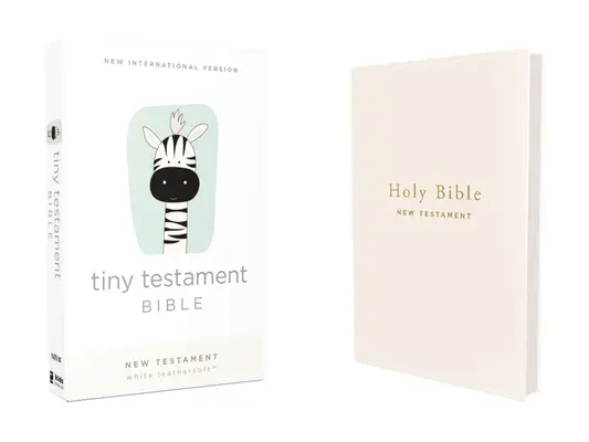 Niv, Biblia Mały Testament, Nowy Testament, skórzana miękka, biała, wygodny druk - Niv, Tiny Testament Bible, New Testament, Leathersoft, White, Comfort Print