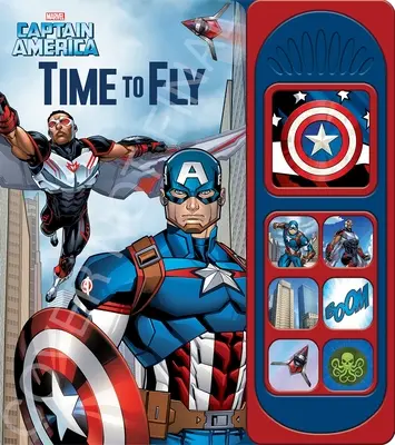 Marvel Kapitan Ameryka: Czas latać Książka dźwiękowa - Marvel Captain America: Time to Fly Sound Book