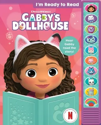 Domek dla lalek Gabbys: książka dźwiękowa gotowa do czytania - Gabbys Dollhouse Im Ready To Read Sound Book