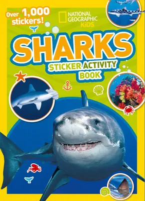 Książeczka z naklejkami z rekinami - Sharks Sticker Activity Book