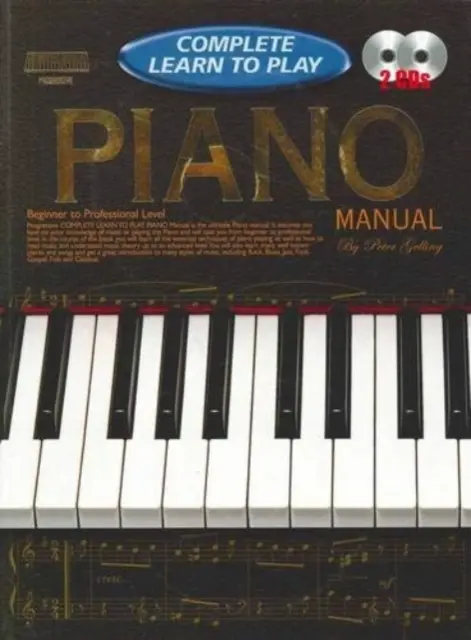 Progresywny podręcznik do nauki gry na pianinie - Progressive Complete Learn To Play Piano Manual