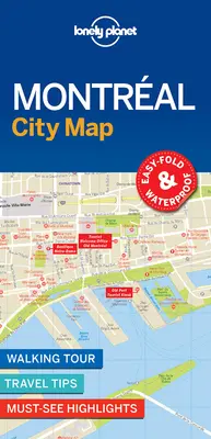 Lonely Planet Montreal - mapa miasta - Lonely Planet Montreal City Map