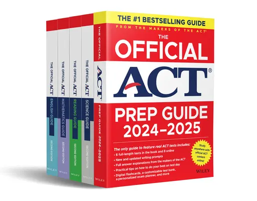 Oficjalne przygotowanie do ACT i przewodniki tematyczne 2024-2025 Kompletny zestaw - The Official ACT Prep & Subject Guides 2024-2025 Complete Set