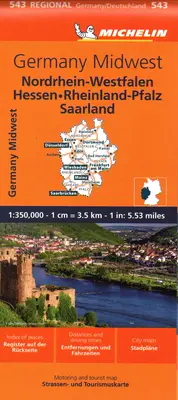 Germany Midwest Map 543