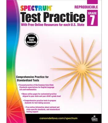 Spectrum Test Practice, klasa 7 - Spectrum Test Practice, Grade 7